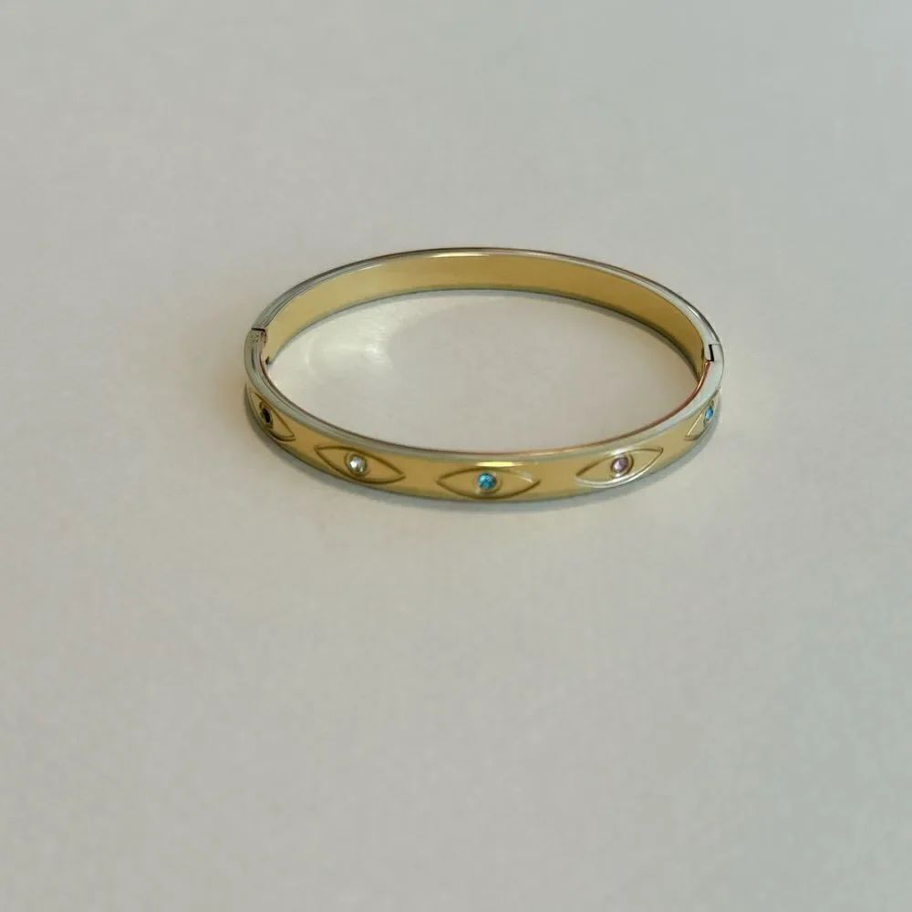 Boho evil eye bangle M814 - Picture 3 of 6